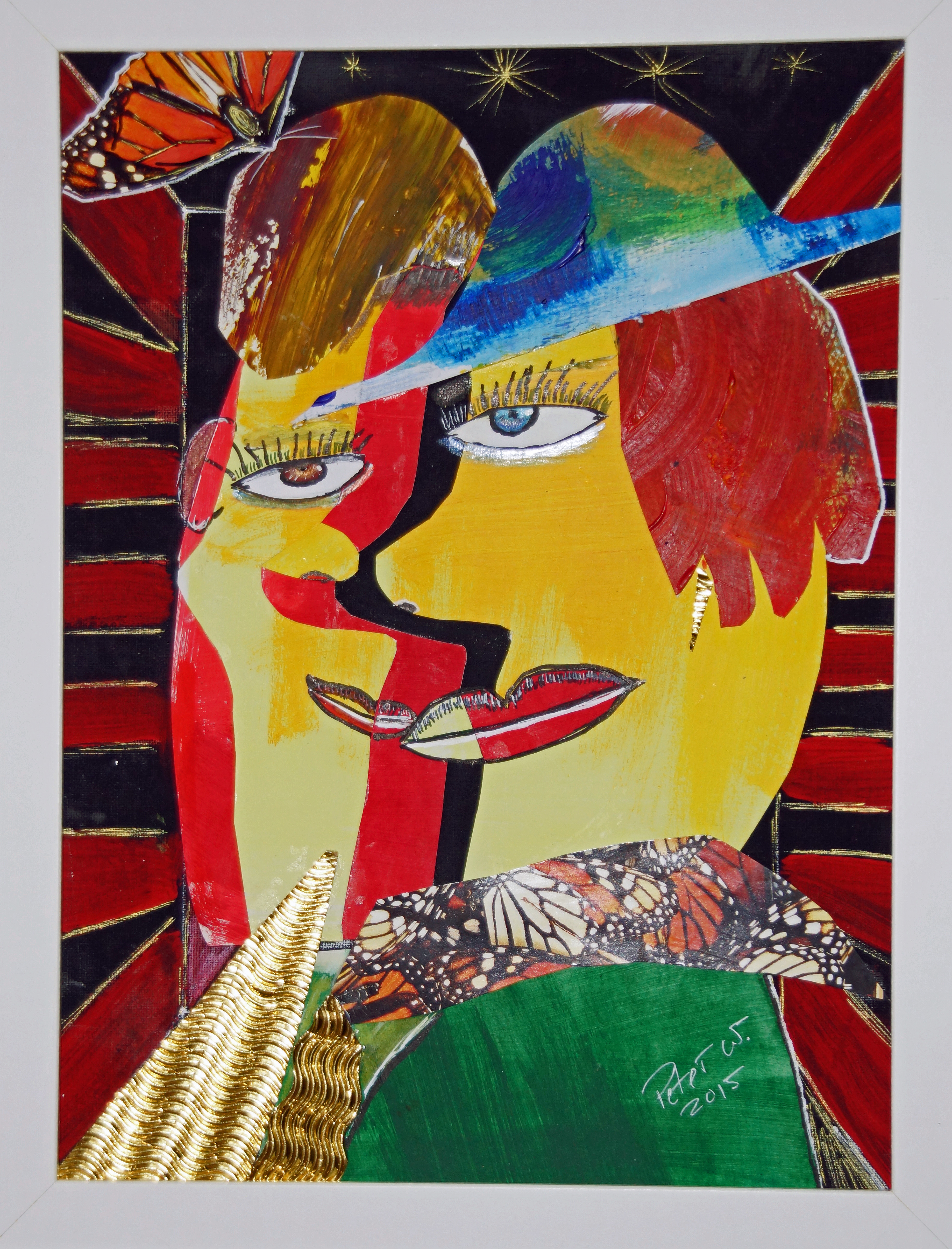 Der Kuss Collage 2015 (Frei nach Pablo Picasso)