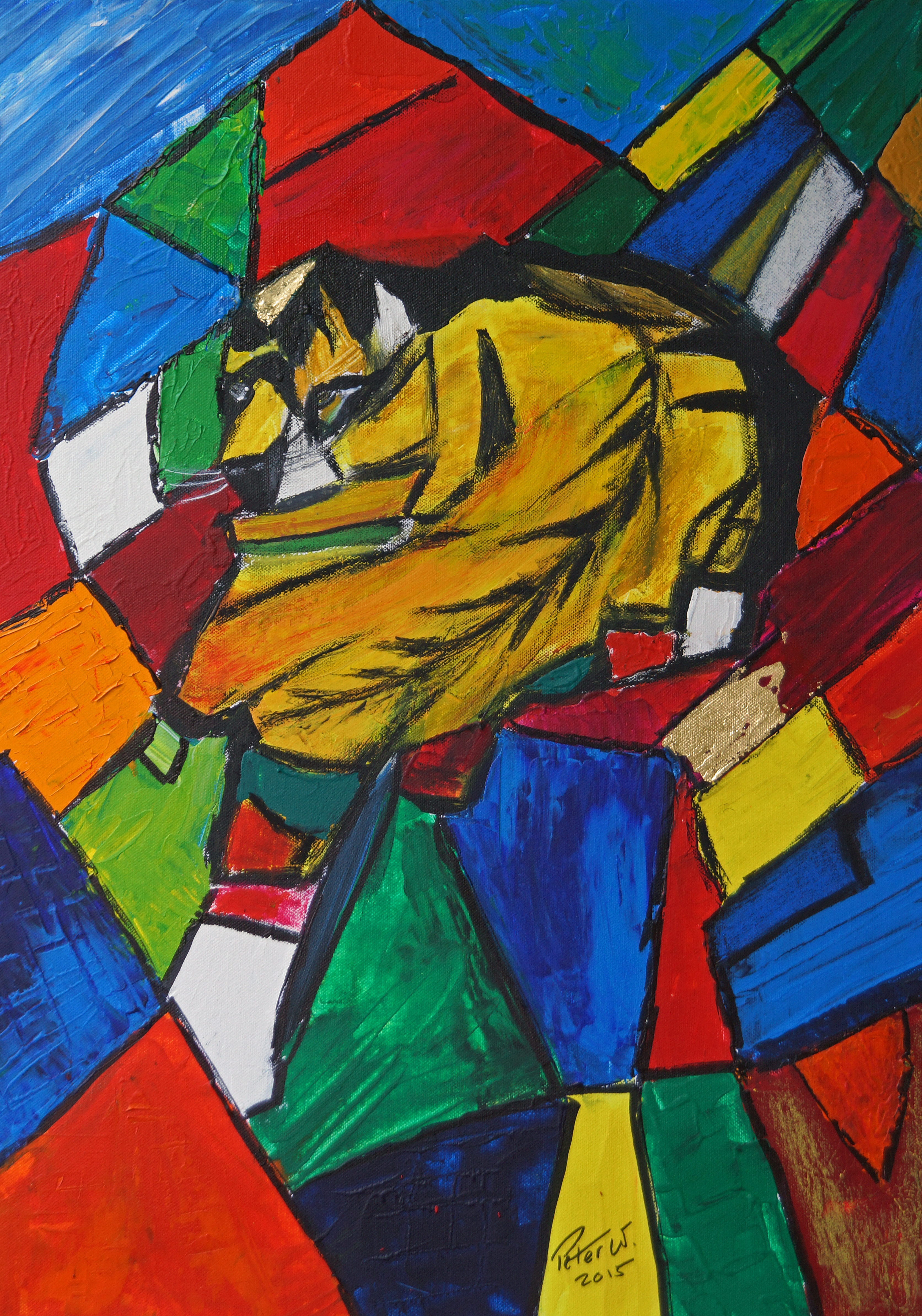 Tiger Kubismus 2015