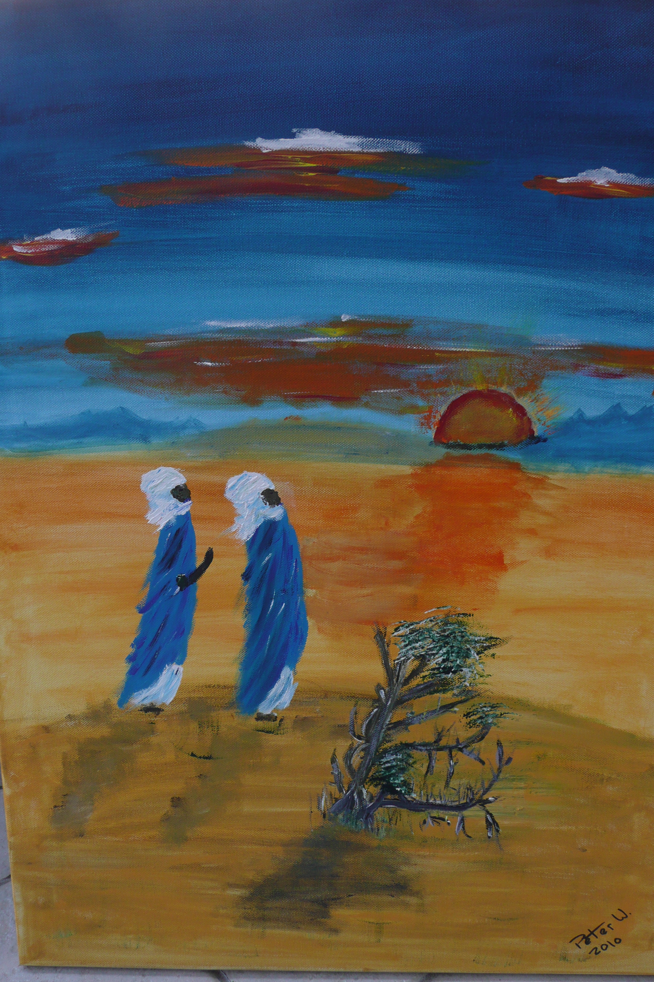 Tuareg in der Wüste 2010