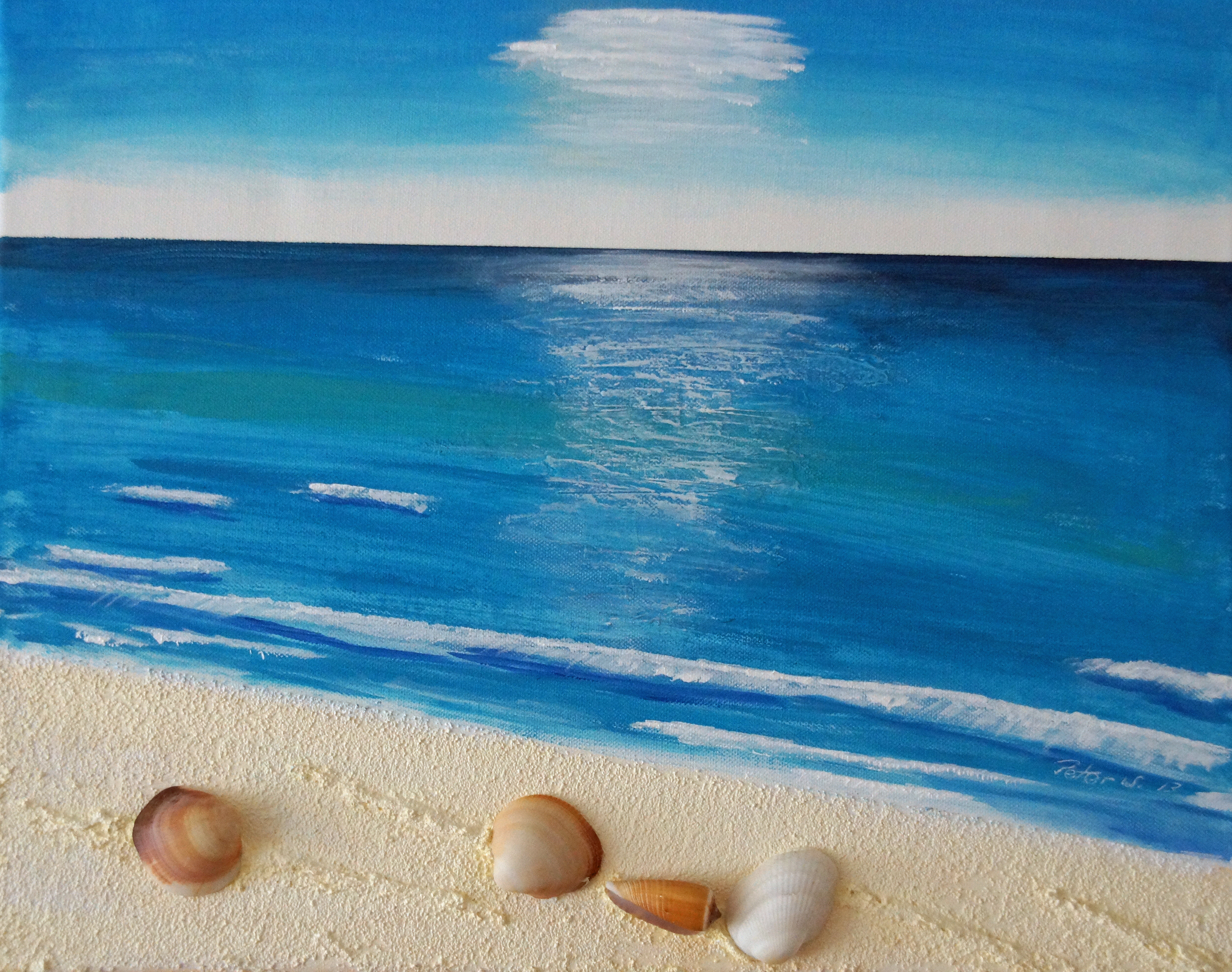 sanibel island Acryl auf Leinwand 2013